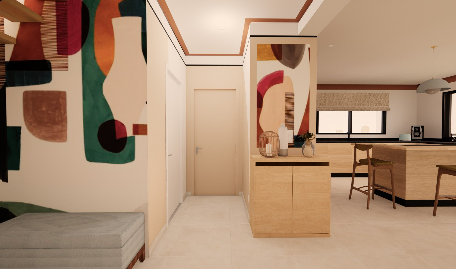 Créer une ambiance arty et chaleureuse dans une superbe maison contemporaine