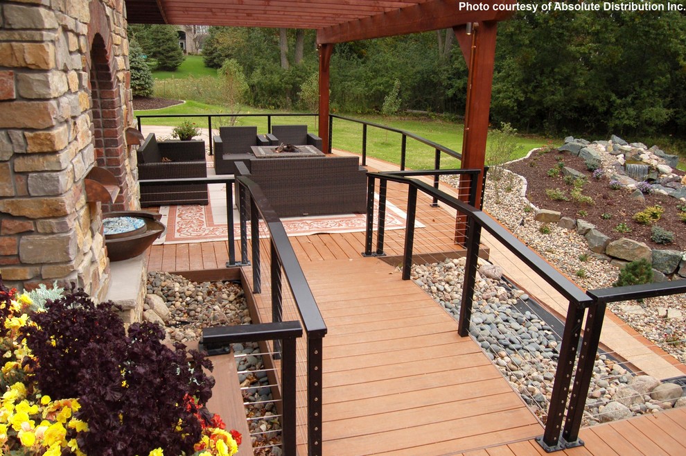 Deck Cable Railing System - Twin Cities - Modern - Deck ...