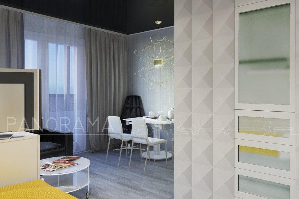 Проект квартиры-студии, S - 26 кв.м.