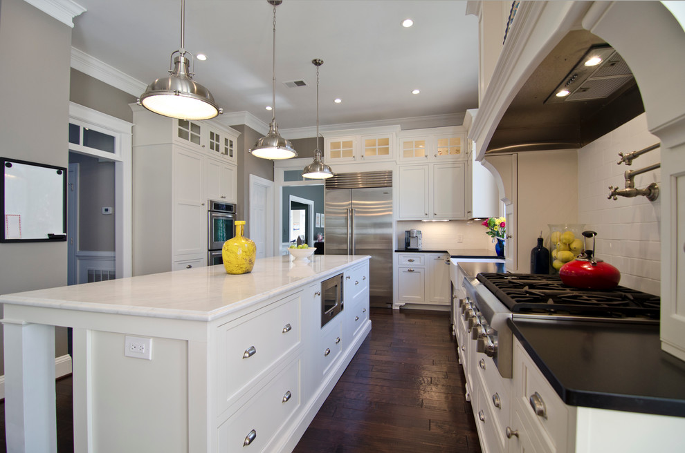 Transitional kitchen photo in DC Metro