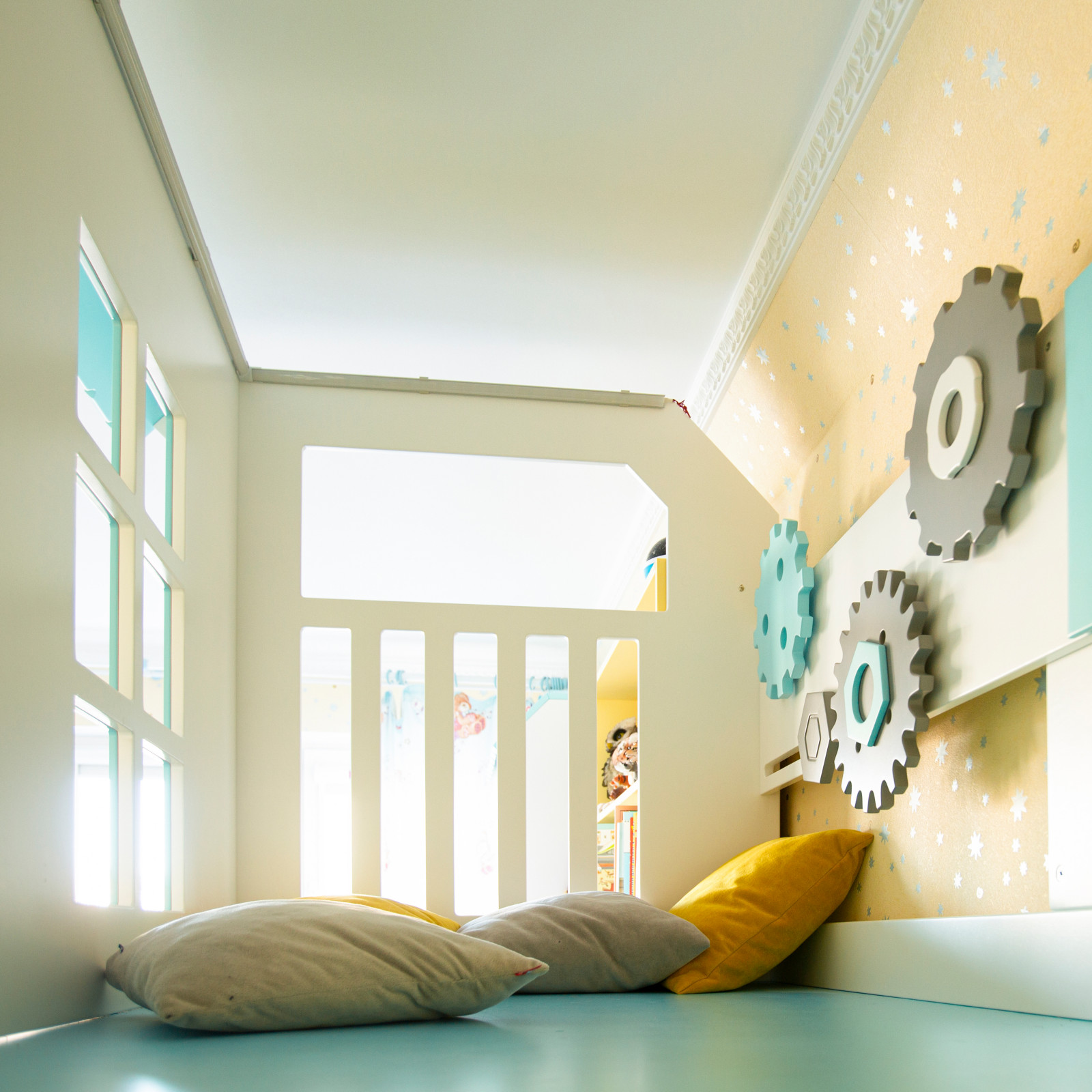 Проект детской комнаты в автомобильной стилистике