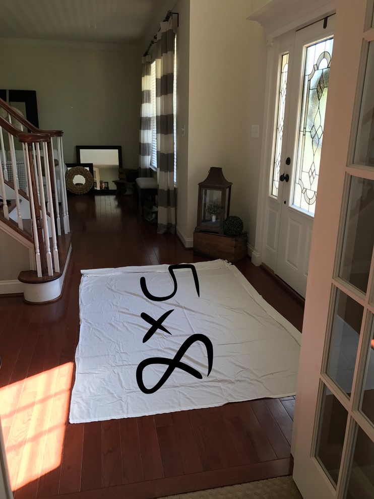 Entryway Rug Size Please help!