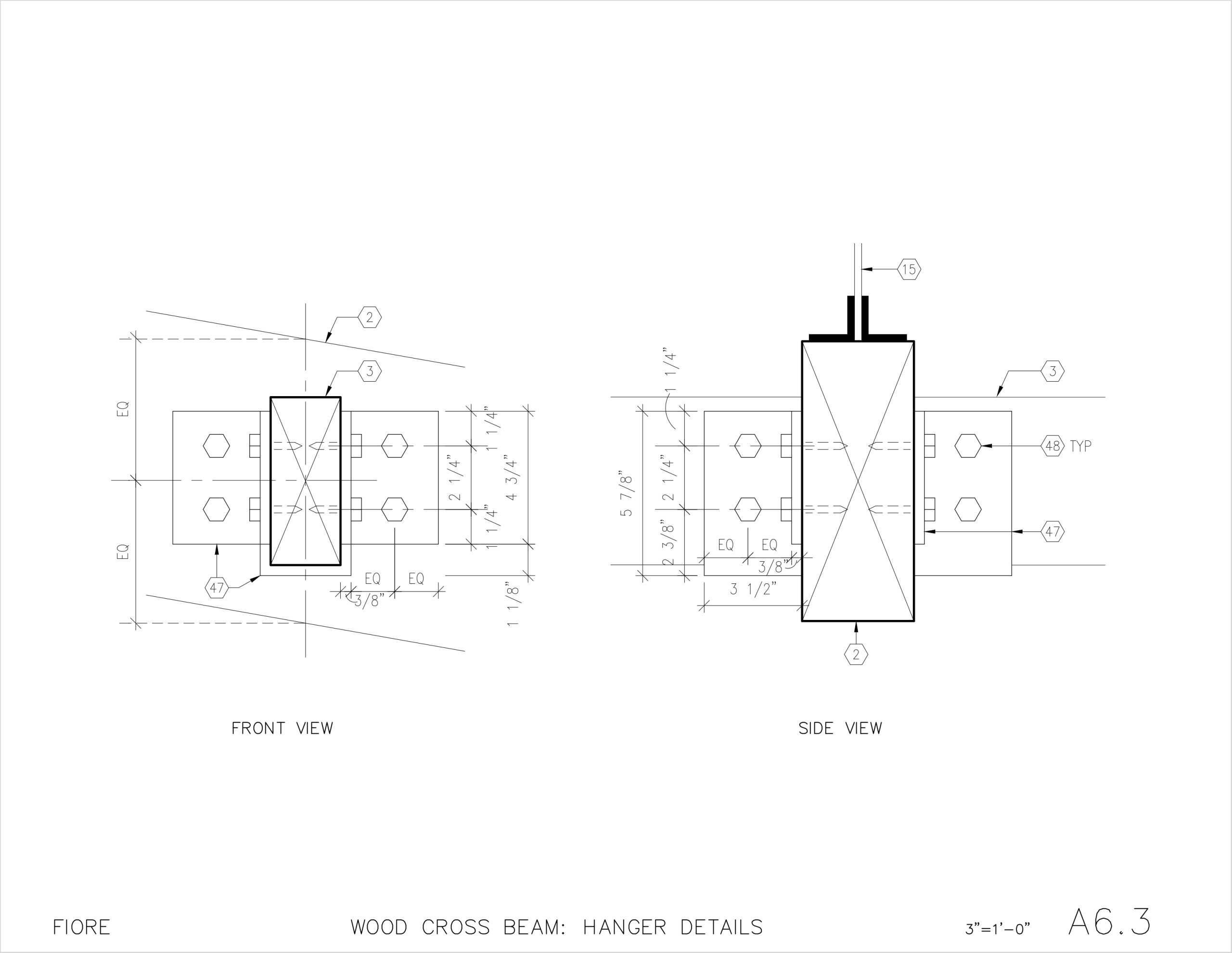 WOOD BEAM DETAILS