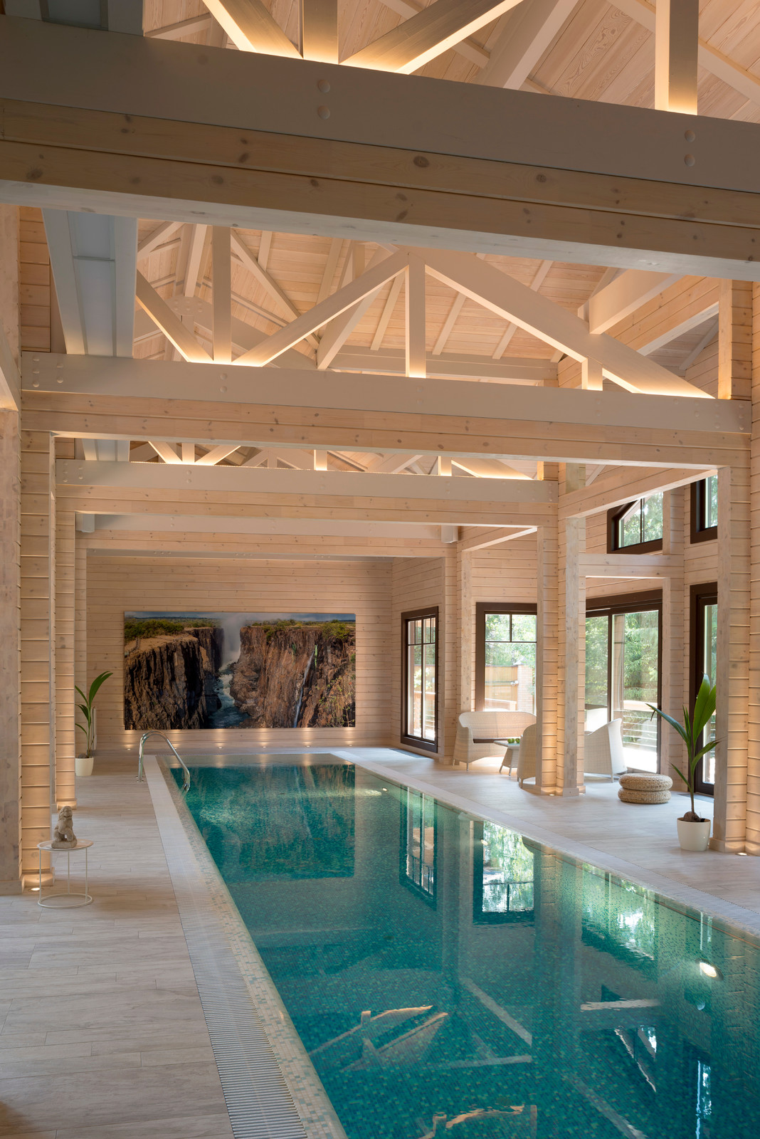 SPA комплекс из клееного бруса