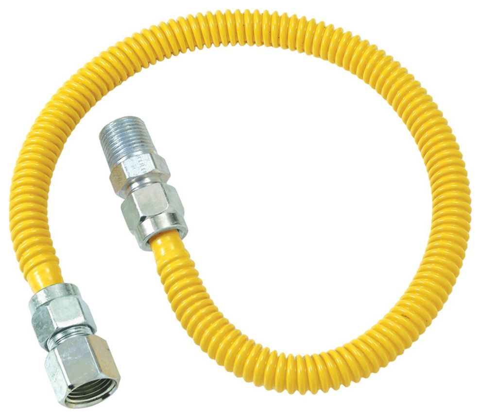 Brasscraft CSSD5436 Stainless Steel Gas Connector, 36'', 36" Heating