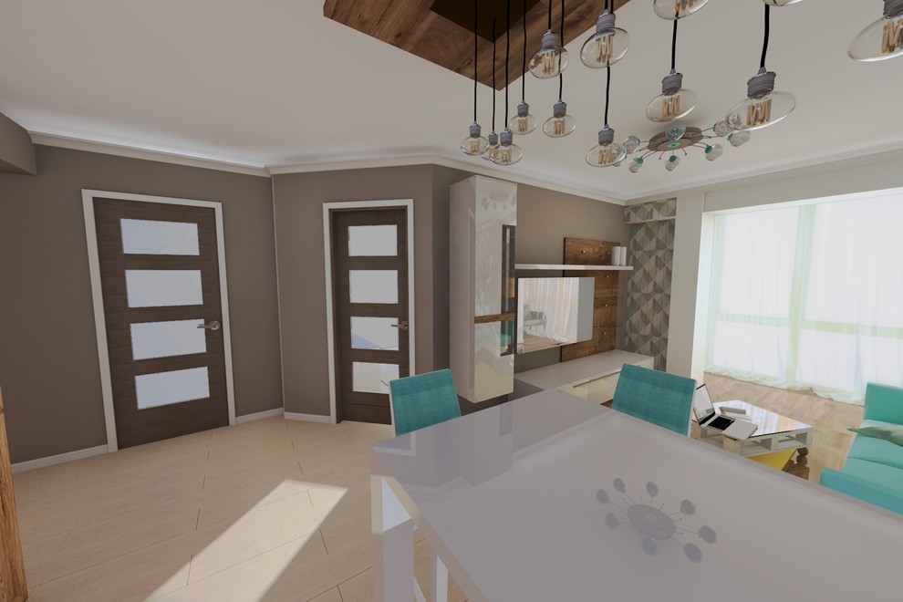 Дизайн гостиной. ЖК Урожайный, Адлер