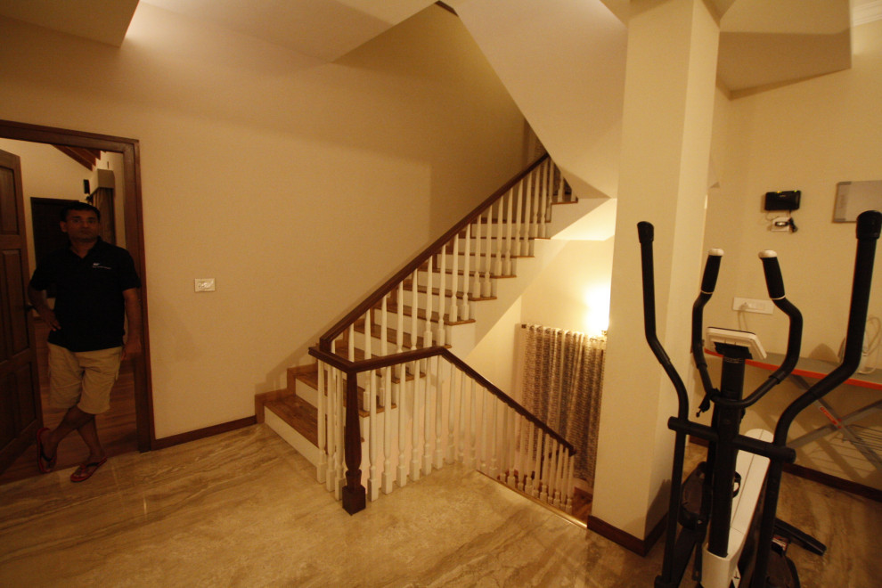Photo of a Mediterranean staircase in Bengaluru.