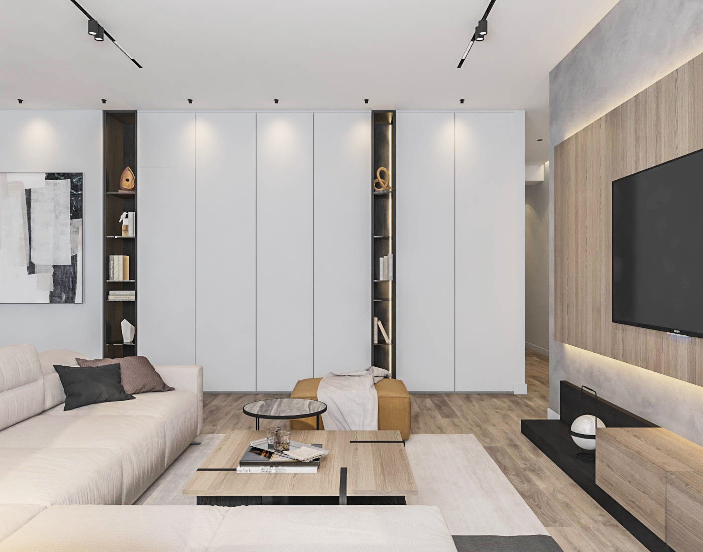 Дизайн квартиры 141м² в г. Новосибирск