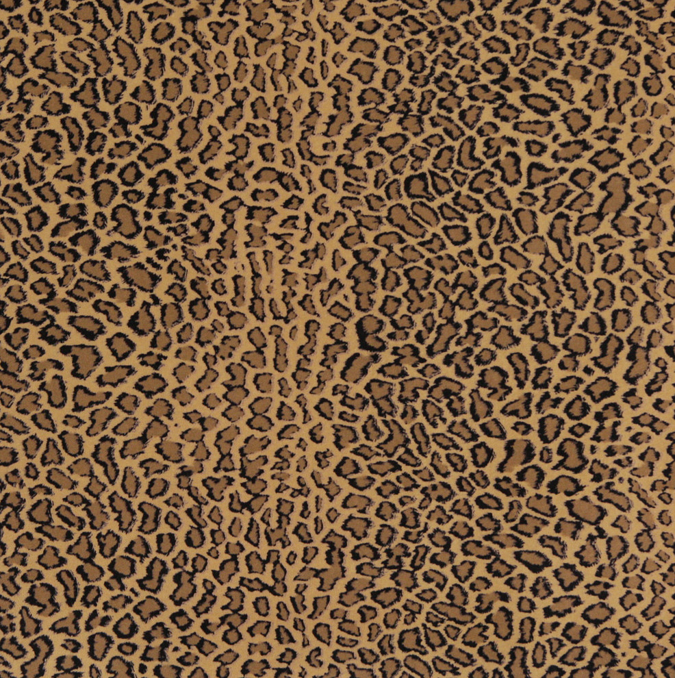 E418 Cheetah Animal Print Microfiber Fabric