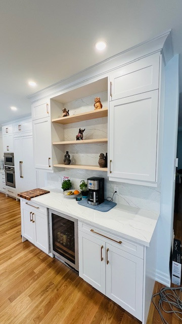 Main Floor with large window & patio door include an open concept kitchen