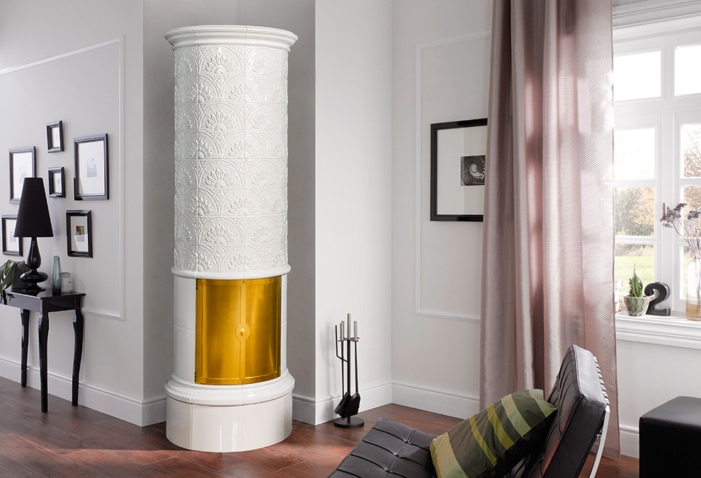 Изразцовые камины и печи