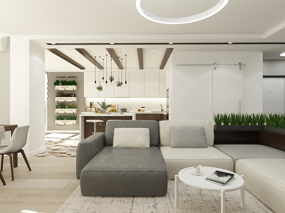 Проект. Трехкомнатная квартира в г. Энгельсе 103,7 м2