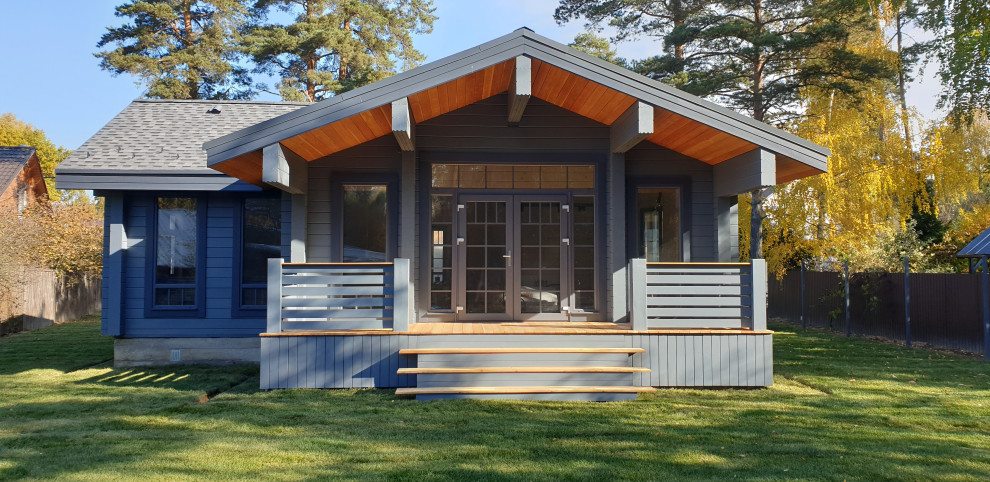 Одноэтажный дом из клееного бруса