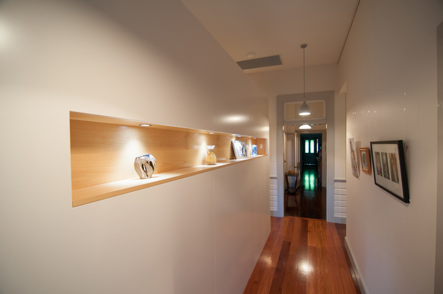 This is an example of a modern hallway in Sydney.