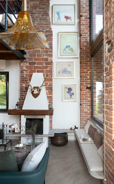 Villa Camille modern-vardagsrum