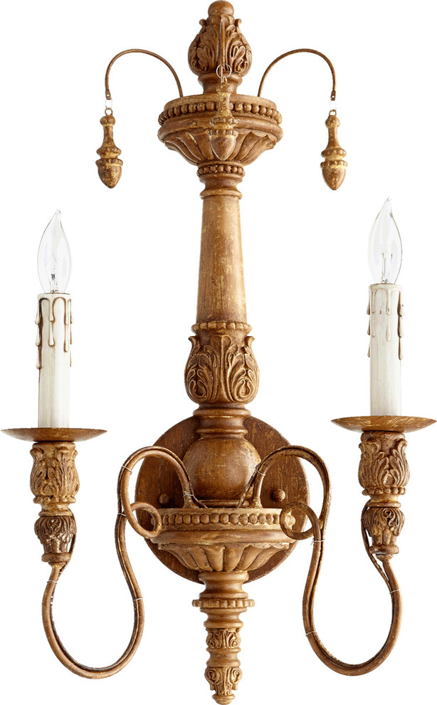 Quorum Lighting (5506-2-94) Salento Transitional Wall Mount, French Umber