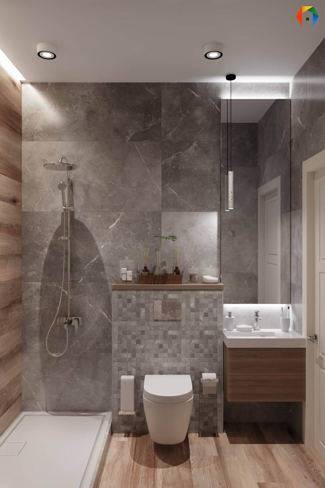 Серебрякова. Дизайн проект 2-х комнатной квартиры в новостройке