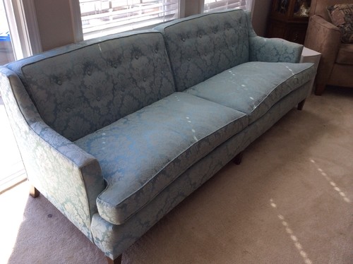 Reupholstering 1960s Couch Fabric Help