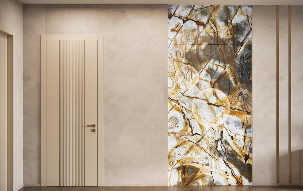 Роскошный дизайн квартиры в стиле современная классика в ЖК "Квартал Лахта парк"