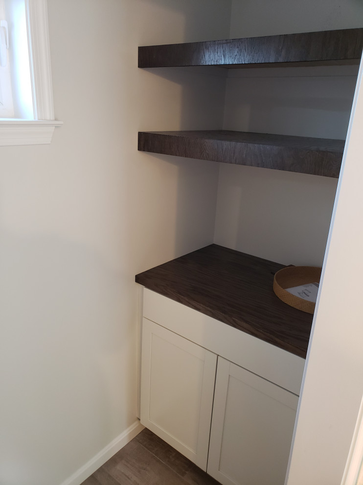 Master Suite with open shelves