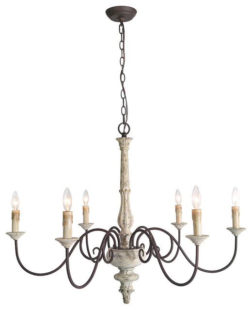 LNC 6-Light French Country Chandelier 