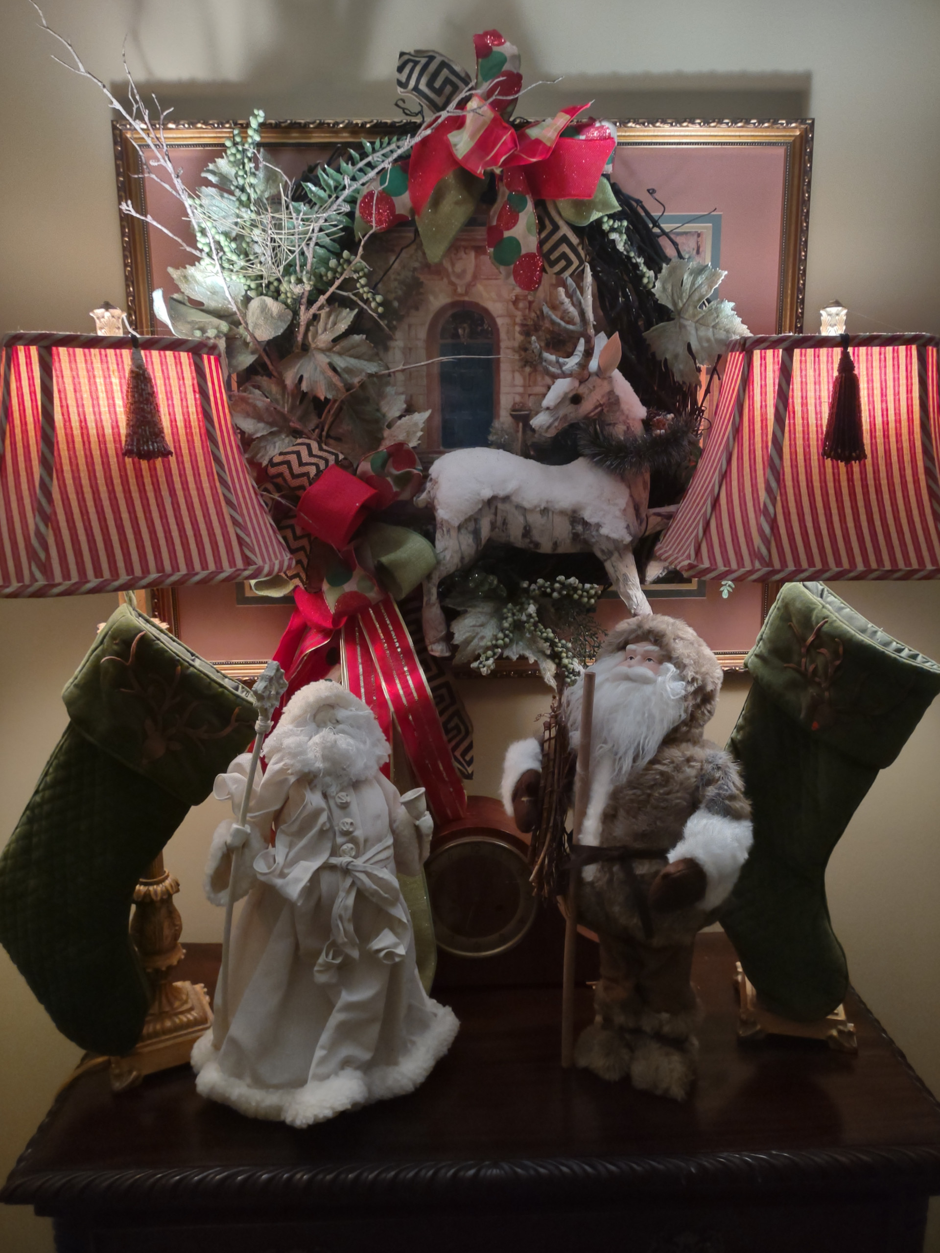 Entry Christmas décor
