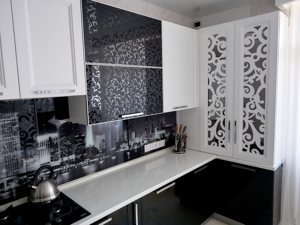 Союз белого и черного в интерьере квартиры