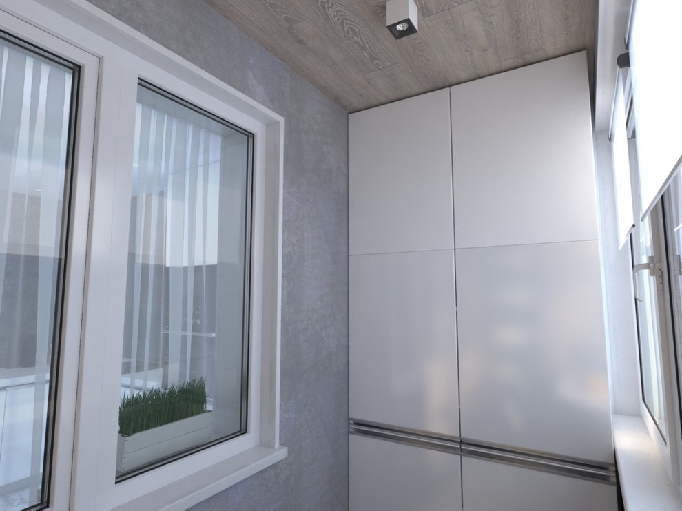 Интерьер квартиры-студии в ЖК "Караваиха"