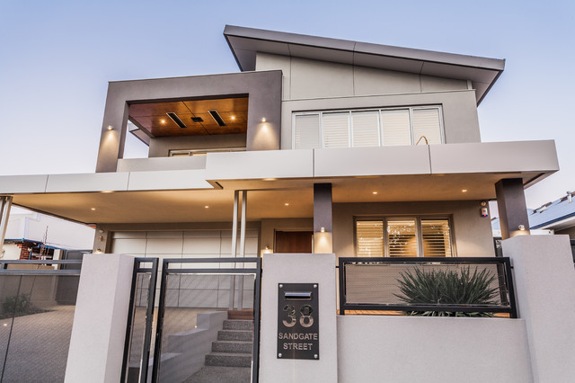 South Perth Custom Build contemporary-fasad