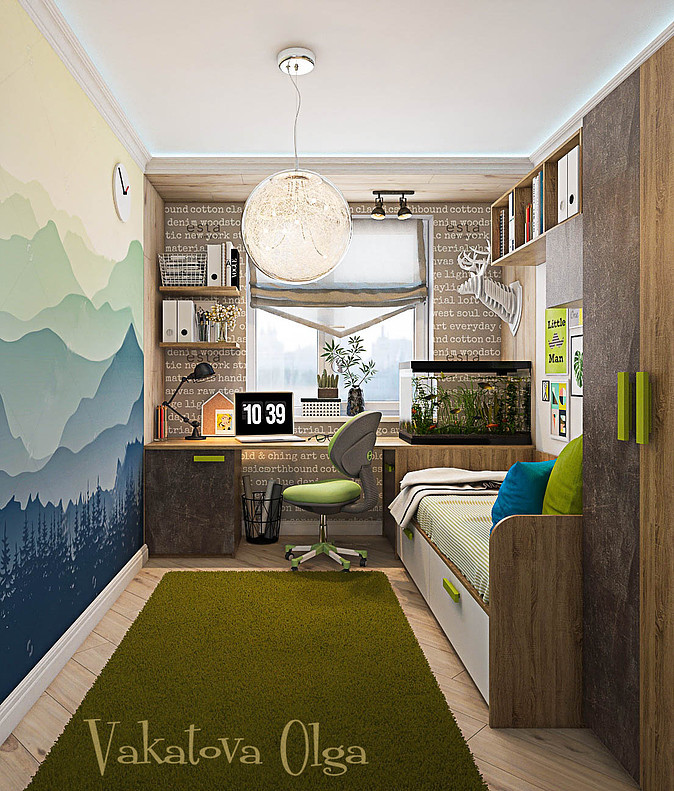 Интерьер детской для мальчика.