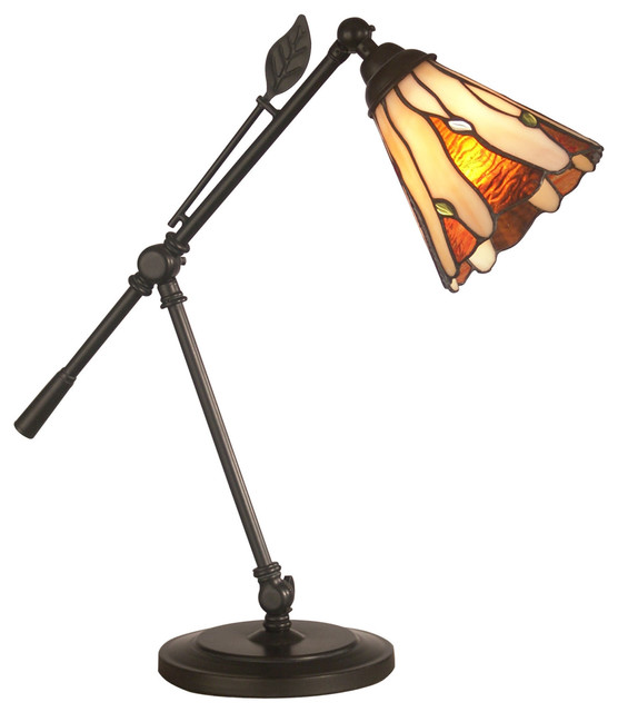 Dale Tiffany Ta11158 Tiffany Leaf Desk Lamp Victorian Desk