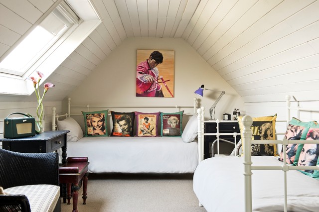 Eclectic Barn Conversion eclectic-bedroom