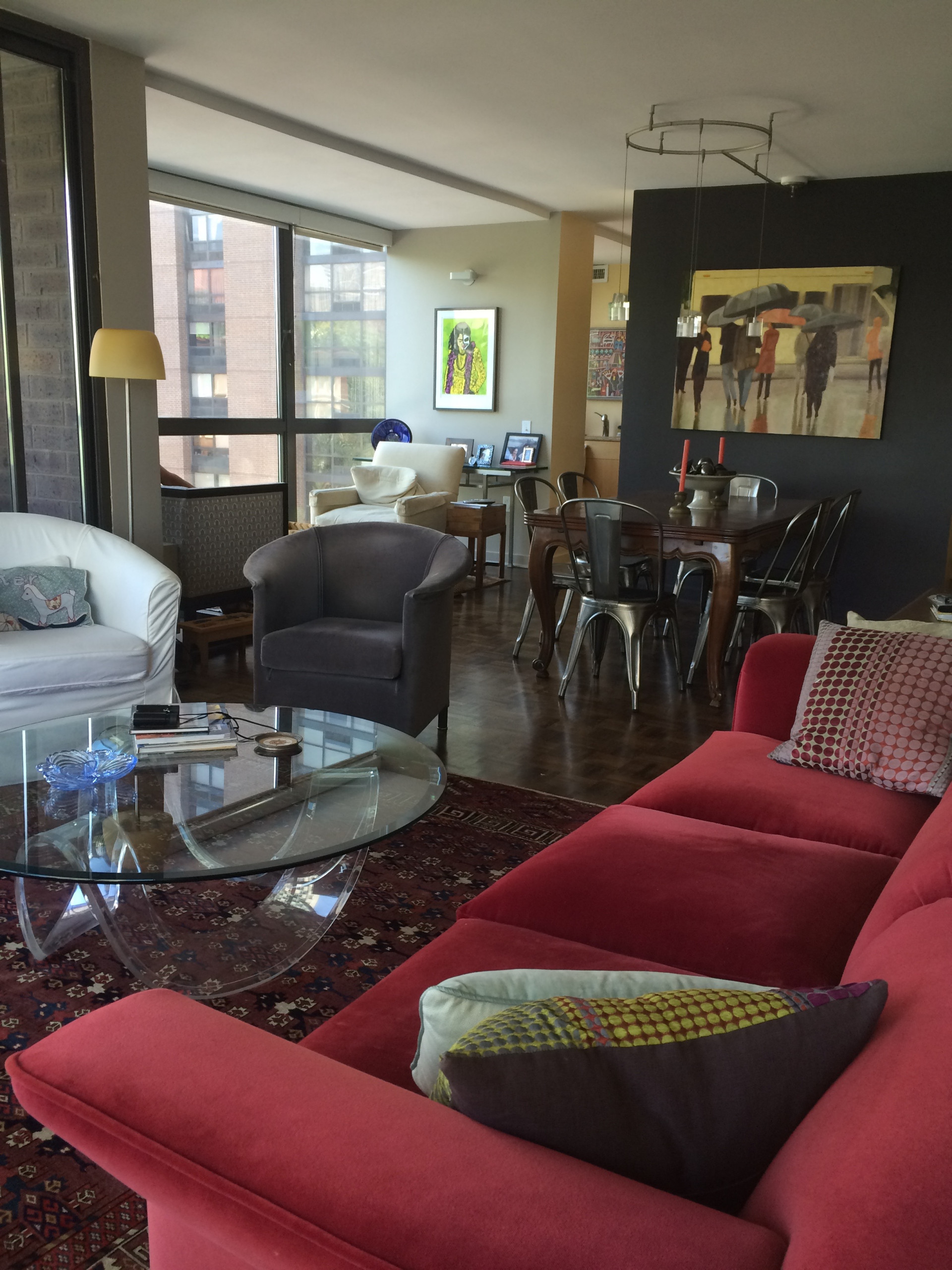 Contemporary Living/Dining Room
