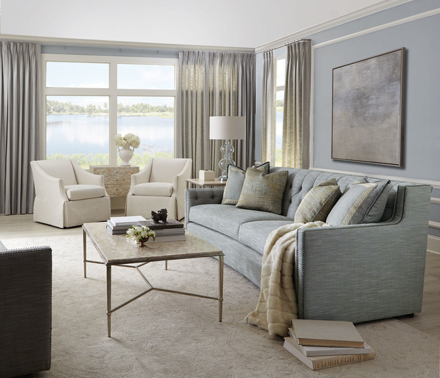 Transitional Living Rooms klassisch-modern-wohnbereich