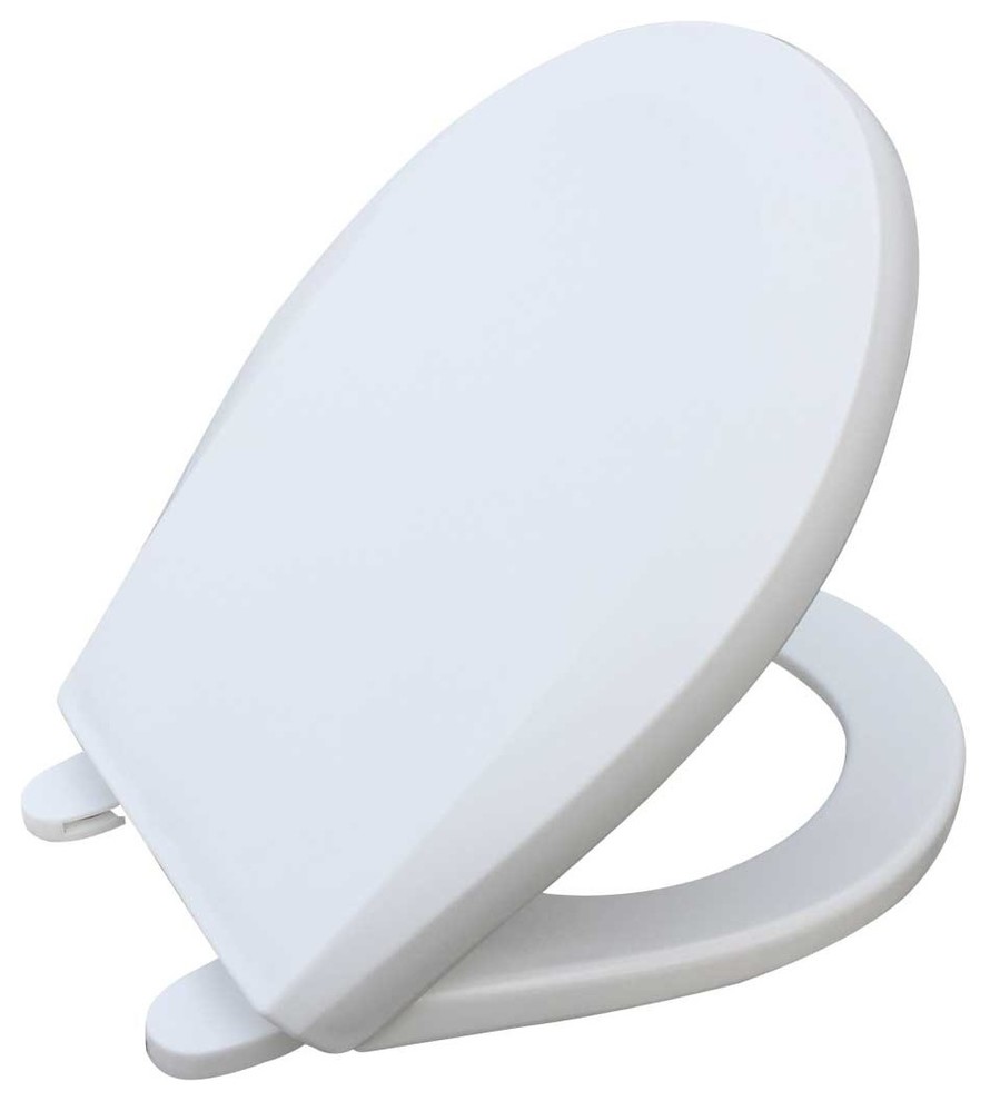 Child Sized Toilet Seat Replacement White Molded Plastic