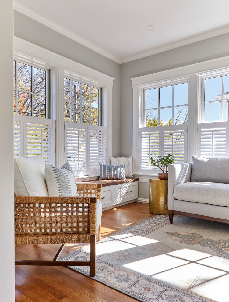 Historic Renovation - Sunroom - Providence - by Three Sparrows Interior ...