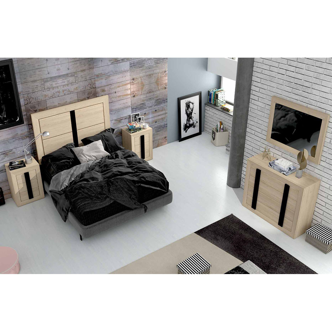 Dormitorio Diseño Moderno en stock