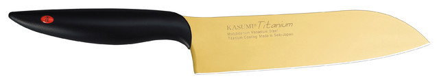 Chroma Kasumi Titanium coated 7 inch Santoku Knife