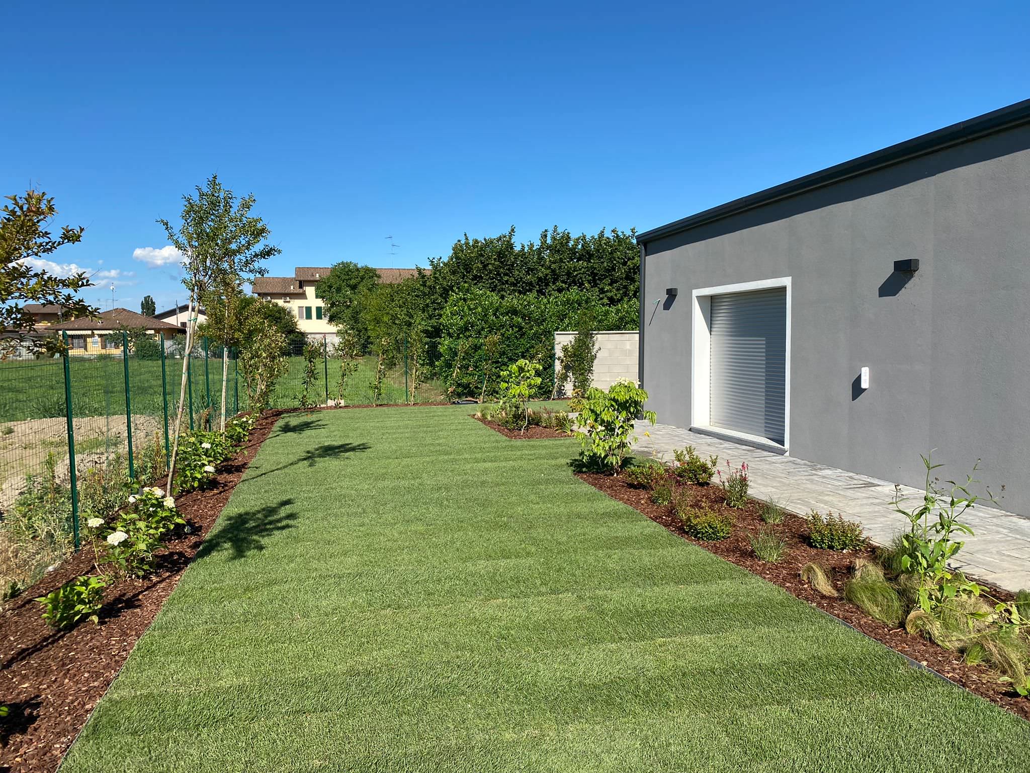 Realizzazione Giardino per villa moderna