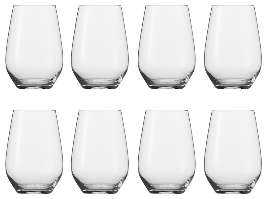 Schott Zwiesel Cru Classic 18.6 Ounce Universal Stemless Wine Glass, Set of  8 - Contemporary - Wine Glasses - by BIGkitchen | Houzz