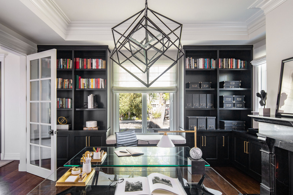 Transititional Office Design Transitional Elegance - Transitional - Home Office - San Francisco - by ...