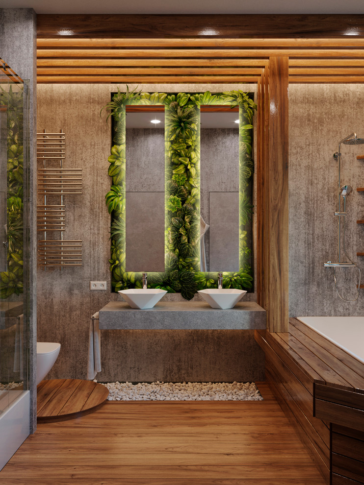 Двухэтажный дом в стиле лофт