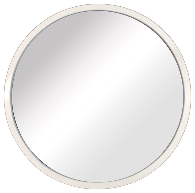 Ptm Images Reflection Round Mirror In White 14 375x14 375 Decorative