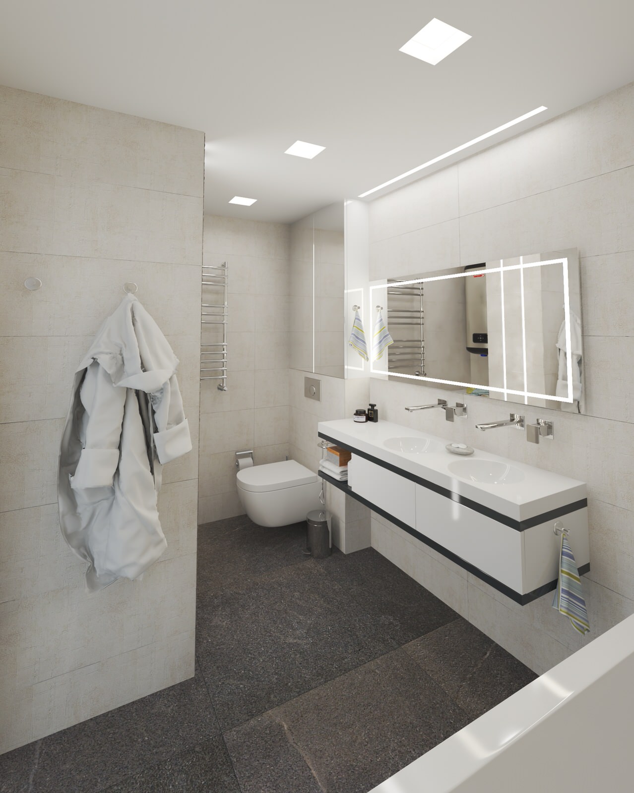 Современный интерьер с японскими мотивами