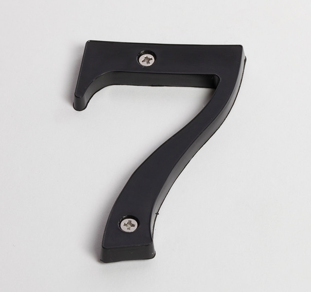 Sandleford 85mm Black Plastic Numeral Contemporary House Numbers by