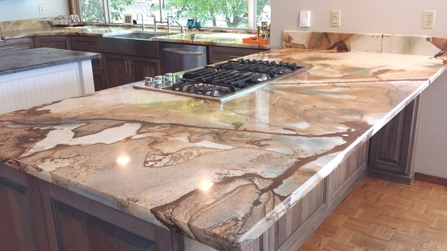 Palomino Granite And Soapstone Kitchen Traditional Kitchen
