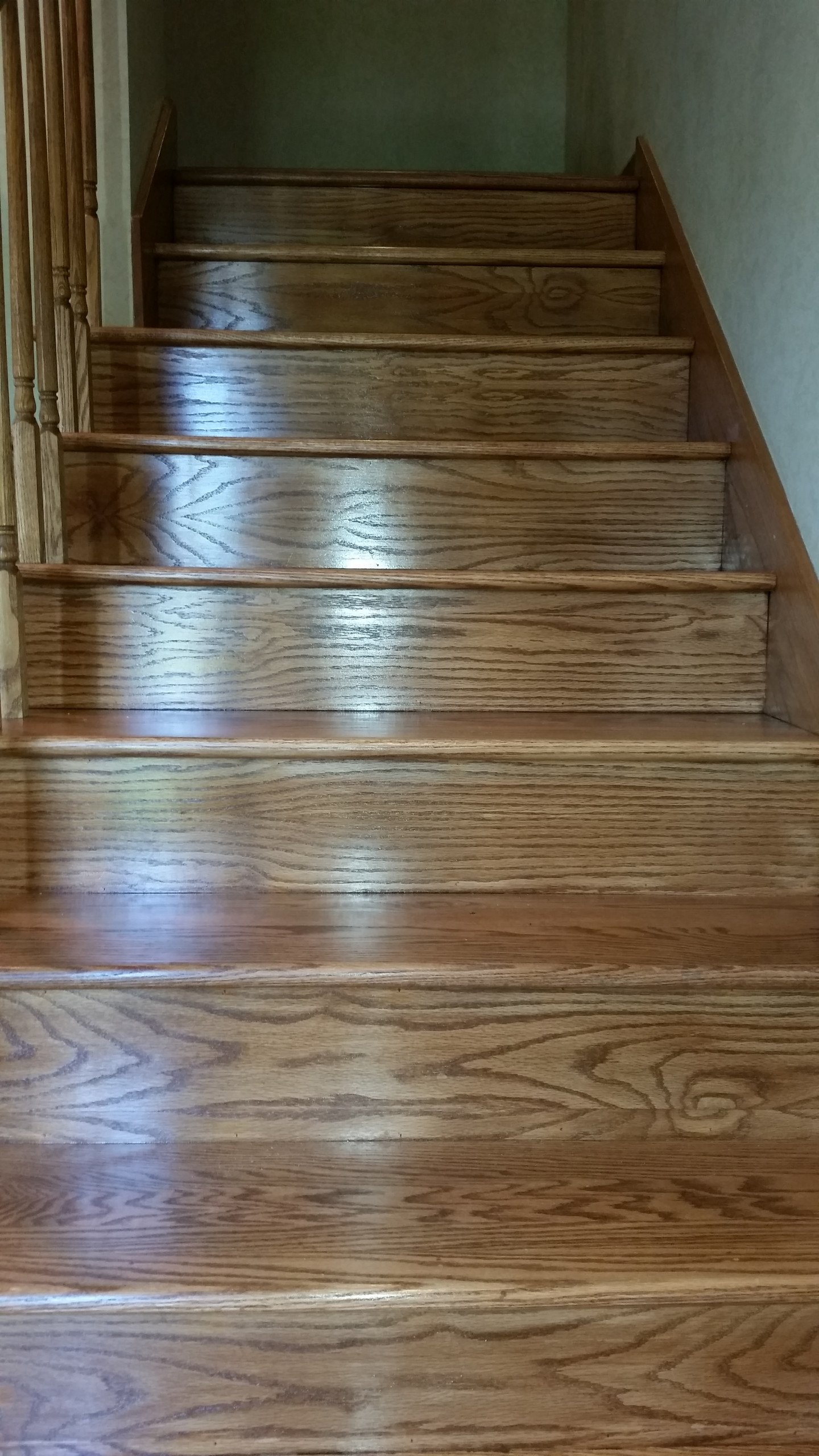 Rebuilt staircase