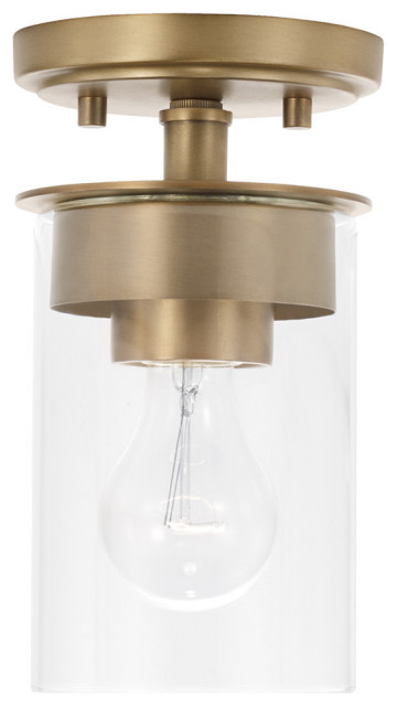 Capital Lighting 246811-532 Mason 5"W Semi-Flush Ceiling Fixture ...