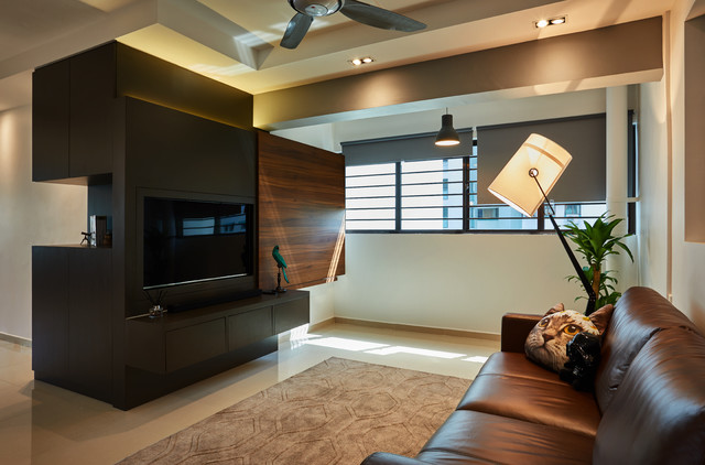 Resale 4-Room @ Senja moderne-dagligstue