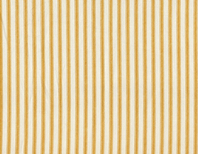 22" Twin Bedskirt Gathered Yellow Ticking Stripe